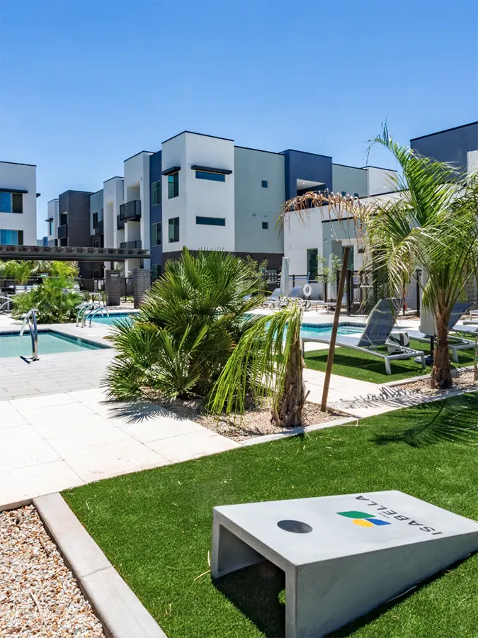 Exterior view from street of University Crossing