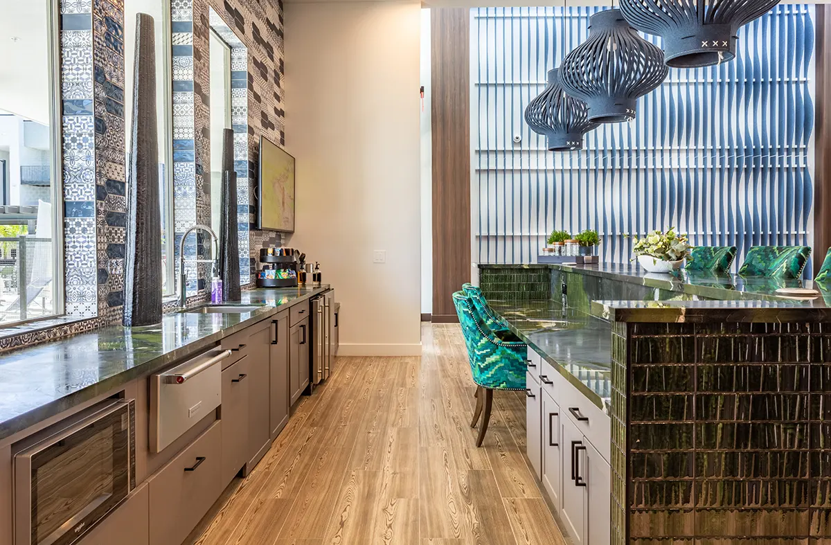 UC Residents Playing Corhole